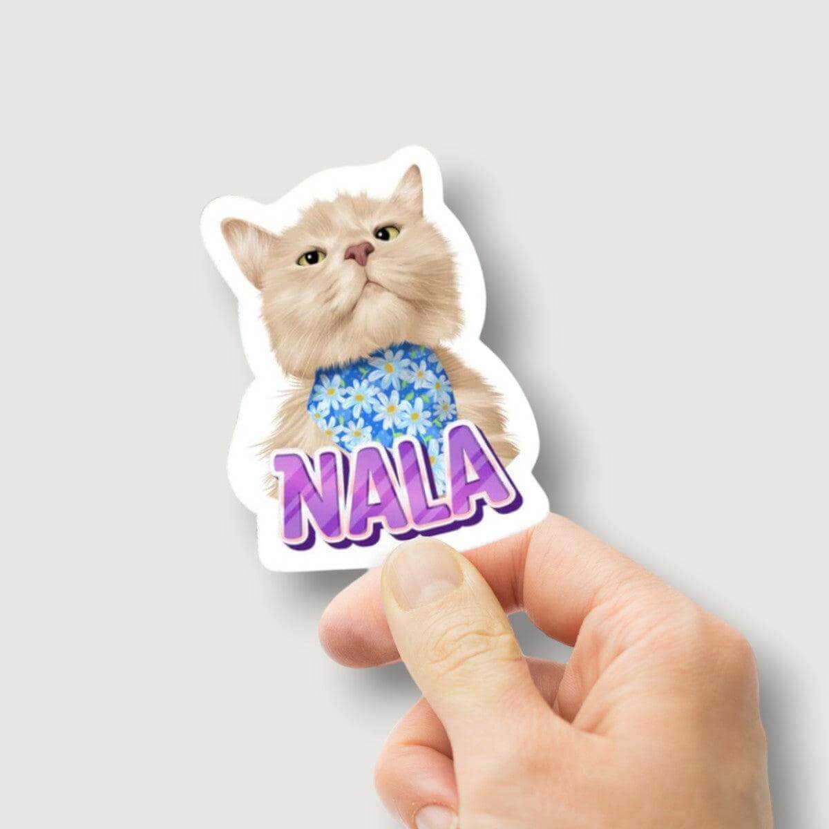 Personalized Cat Stickers