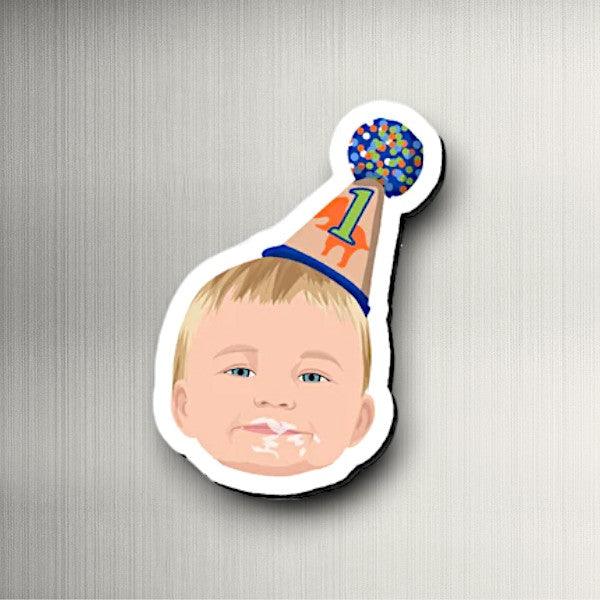 Personalized Baby Face Magnets