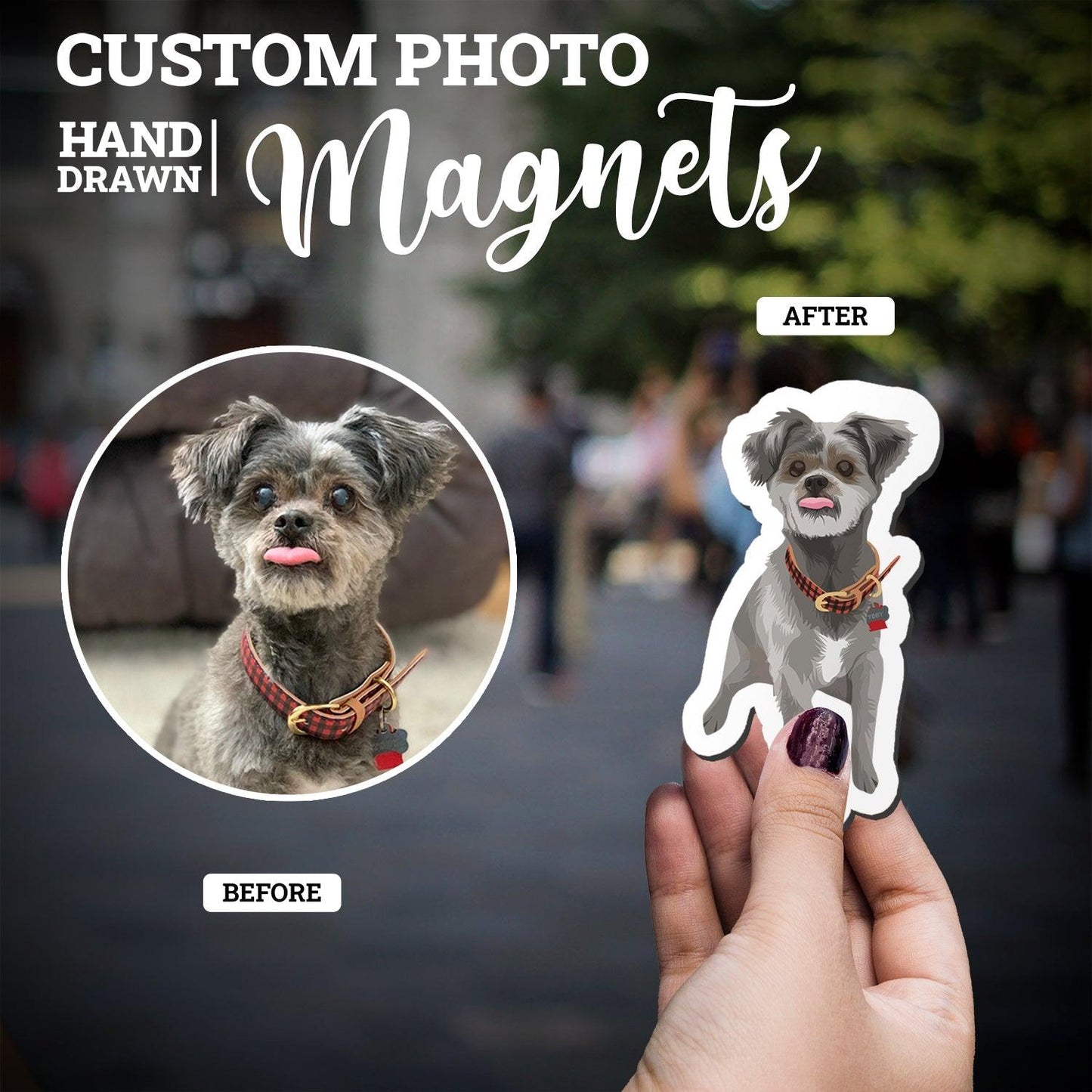 Personalized Dog Fridge Magnets