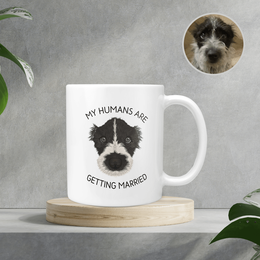 Personalized My Humans Are Getting Married Mug