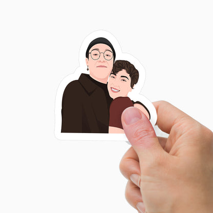 Custom BF GF BAE couples Stickers