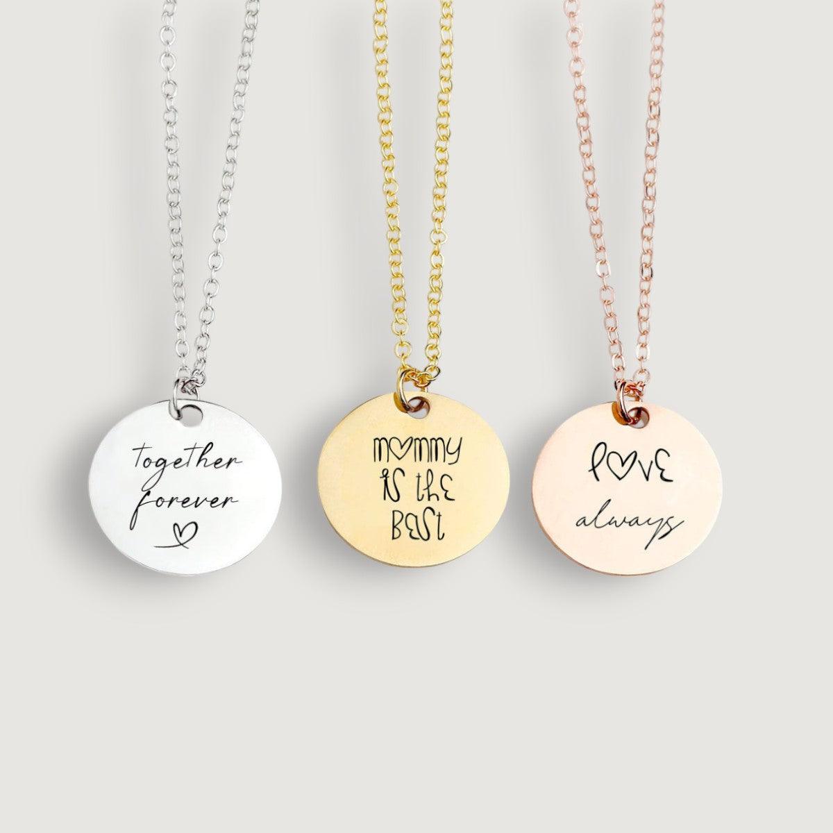 Personalized Handwriting Necklace