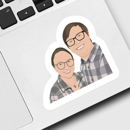 Custom BF GF BAE couples Stickers