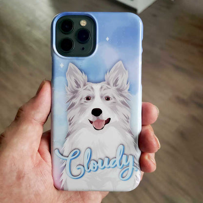 Custom Pet Phone Case - Watercolor