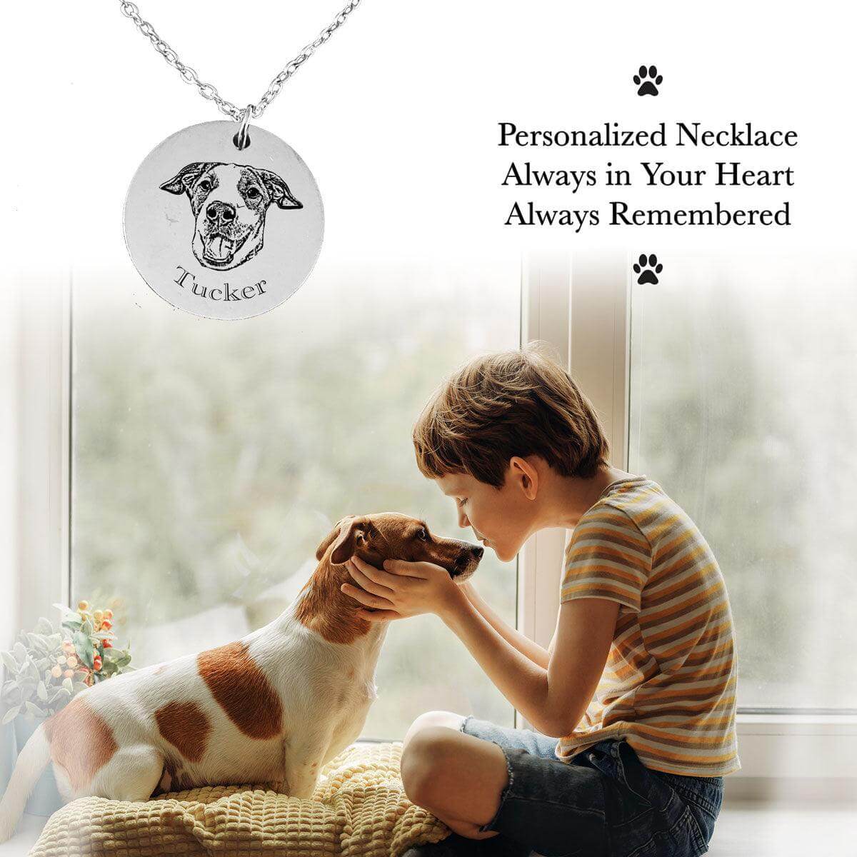 Personalized Dog Mom Necklace Gift