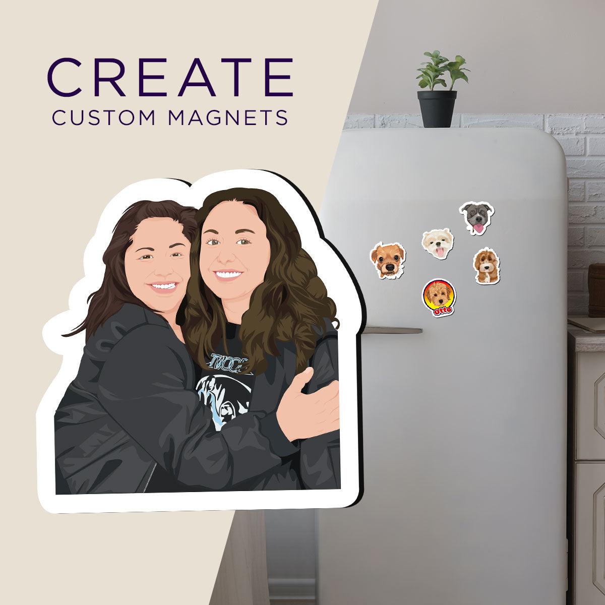 Personalized Best Friend Magnets