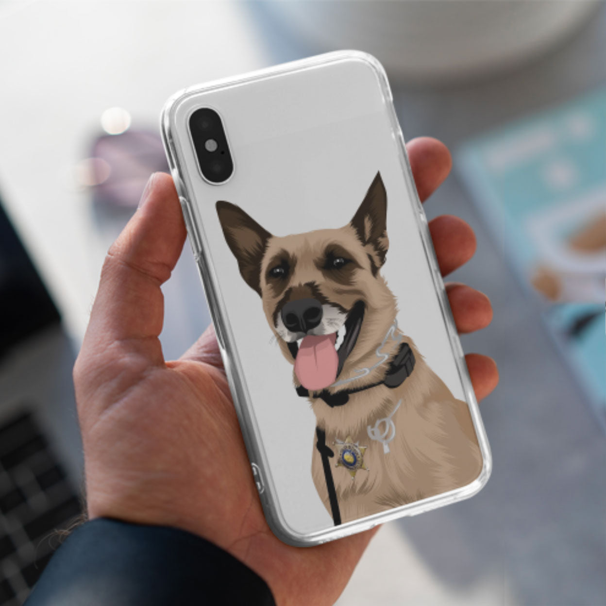 Custom Dog Clear Case