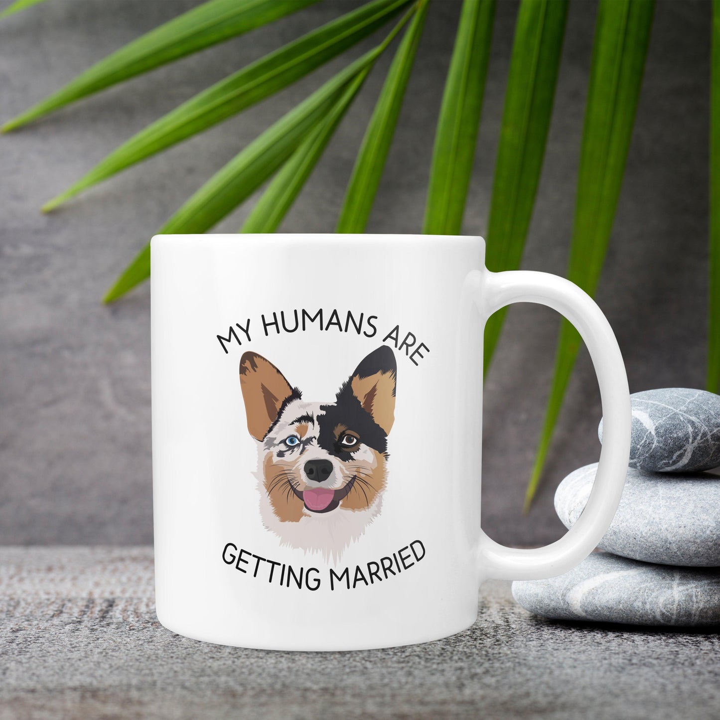 Personalized My Humans Are Getting Married Mug