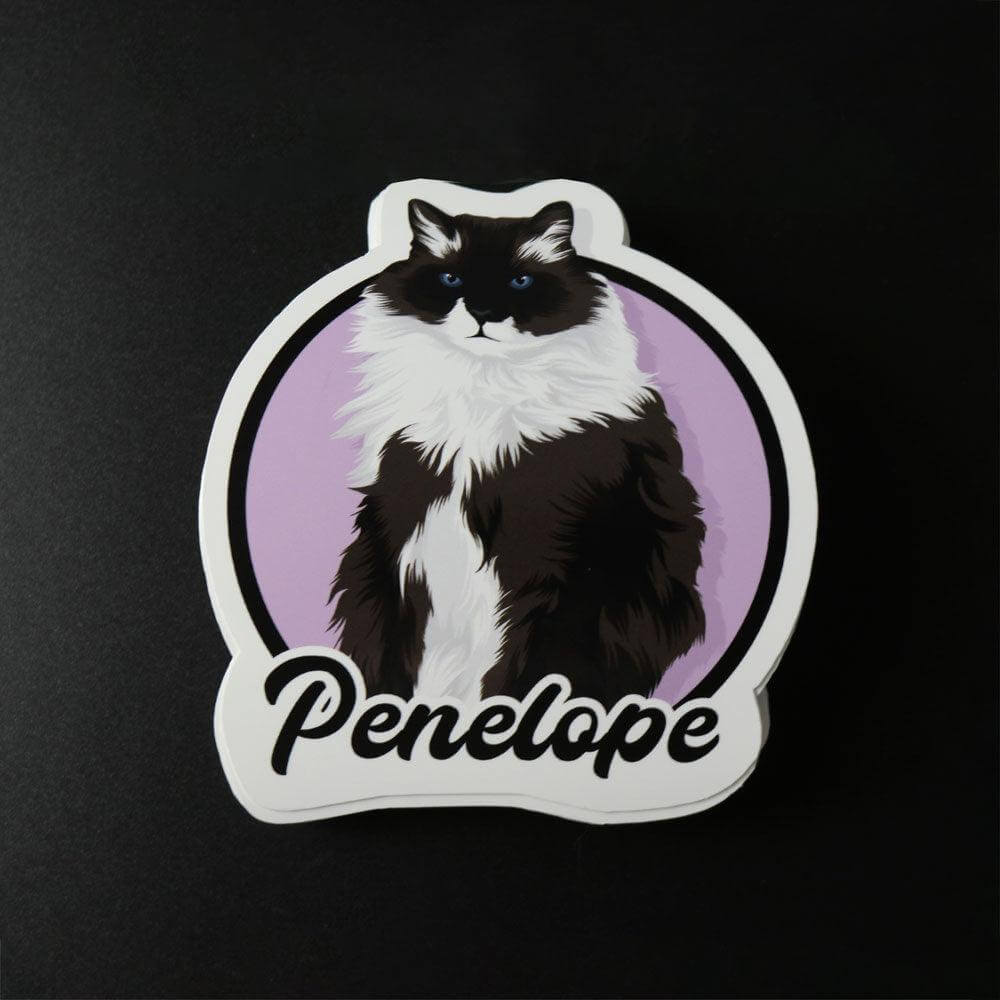 Personalized Cat Stickers
