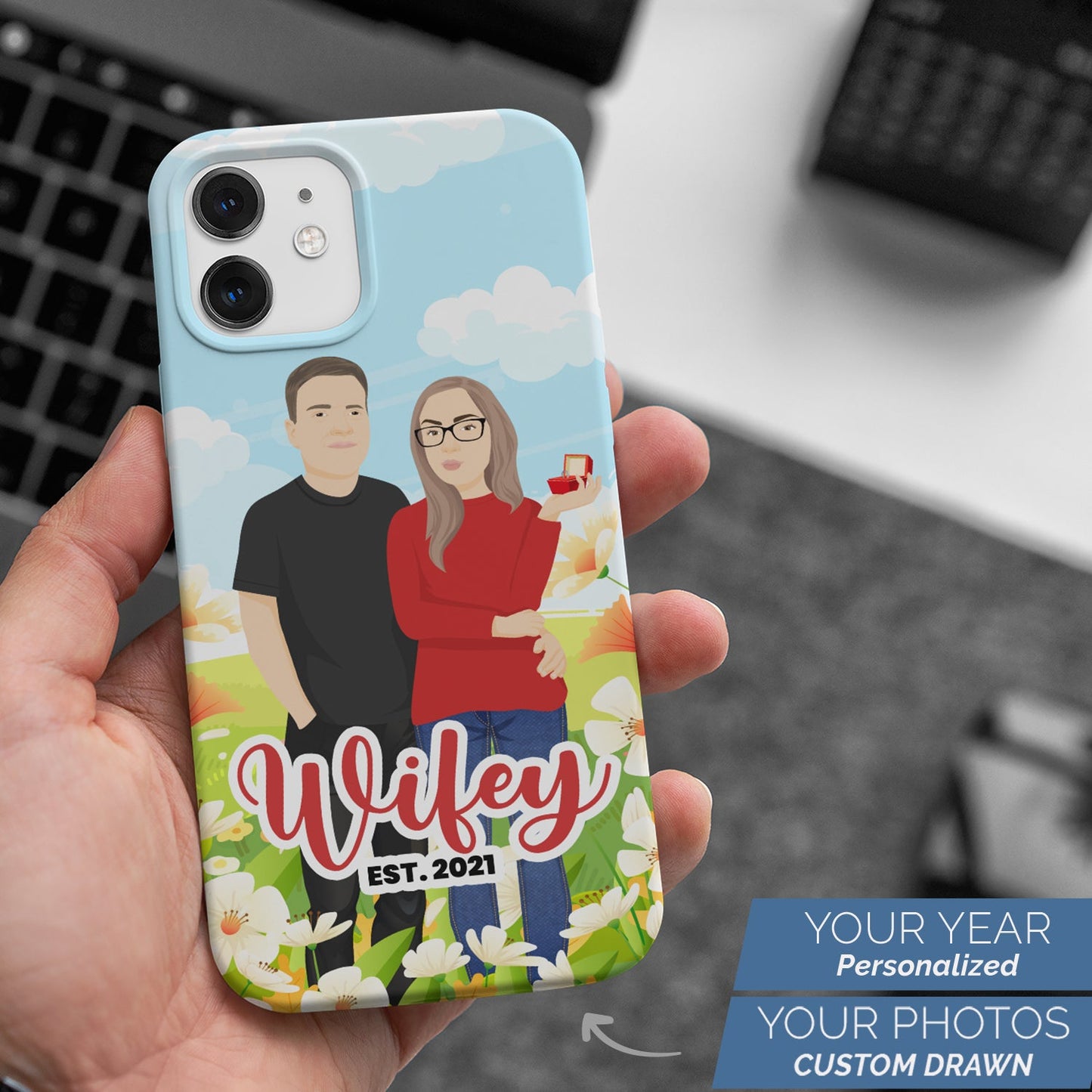 Personalized Wifey Phone Case