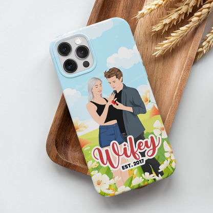 Personalized Wifey Phone Case