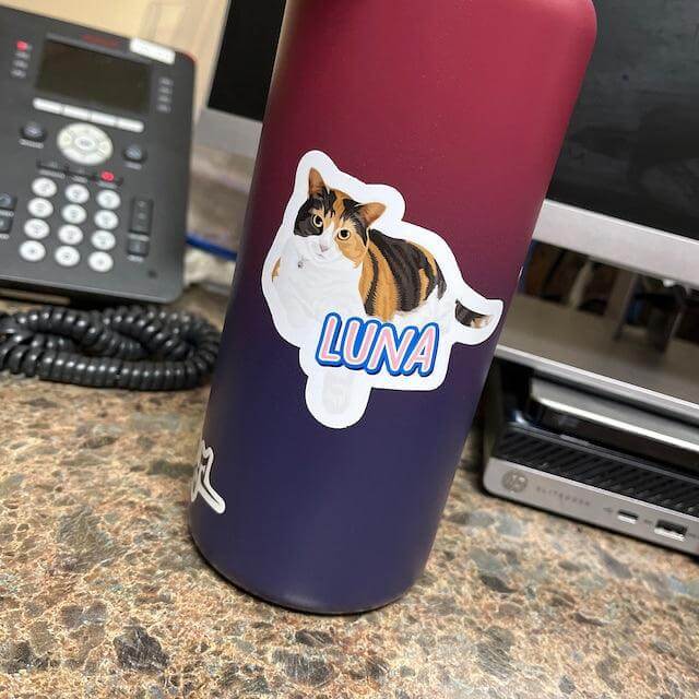 Personalized Cat Stickers
