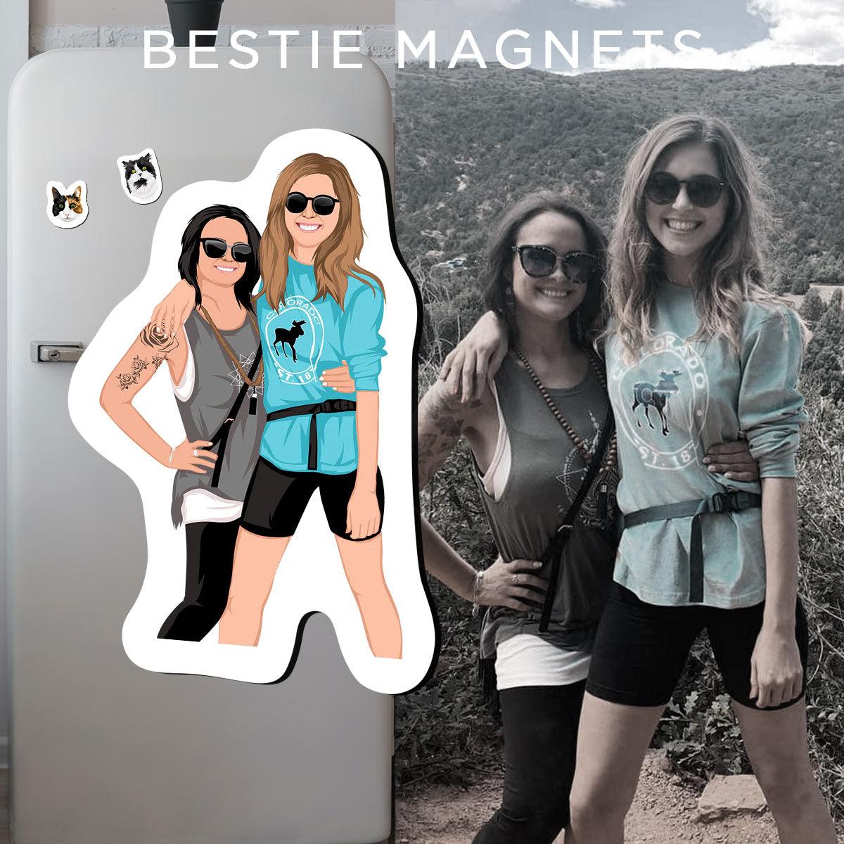 Personalized Best Friend Magnets