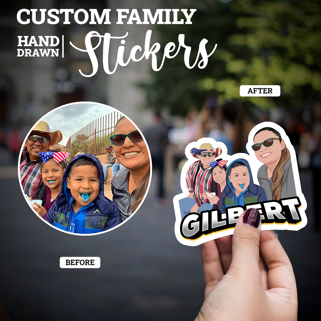 Personalized Family Stickers